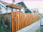 Heavy Duty Redwood Fence
