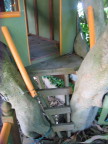 custom treehouse stairs